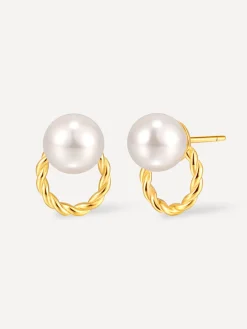 Vintage Wreath Pearl Ohrringe