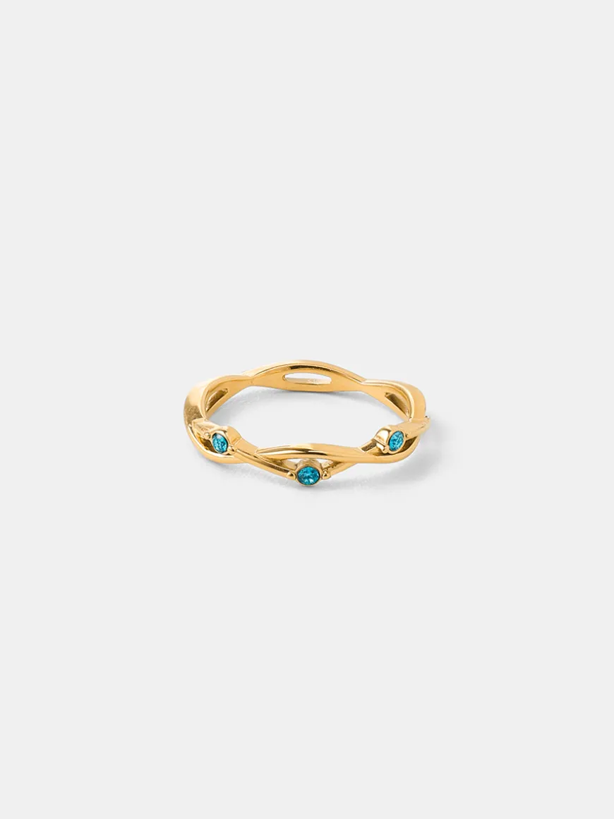 Vivid Azure Ring