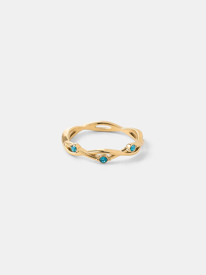 Vivid Azure Ring