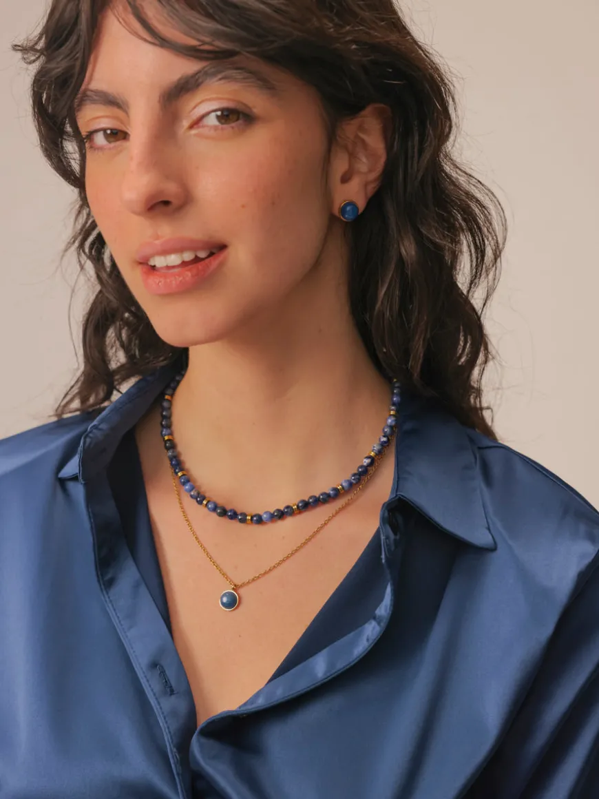 Wandering Wish Dark Blue Kette