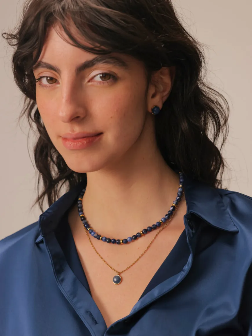 Wandering Wish Dark Blue Kette