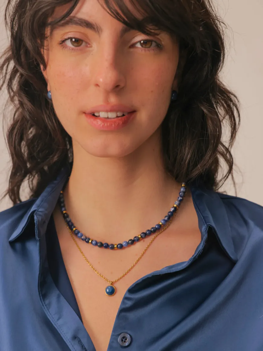 Wandering Wish Dark Blue Kette