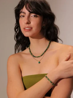 Wandering Wish Dark Green Kette
