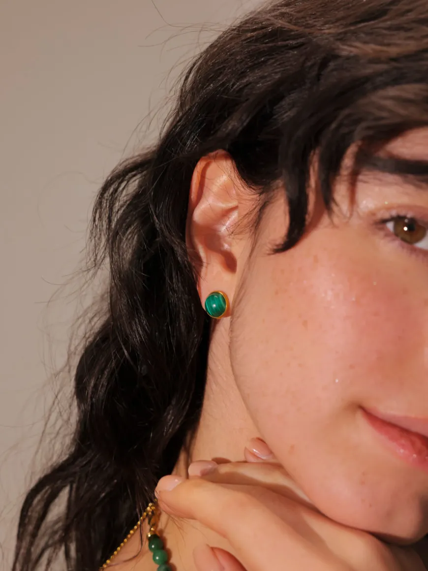 Wandering Wish Dark Green Ohrringe