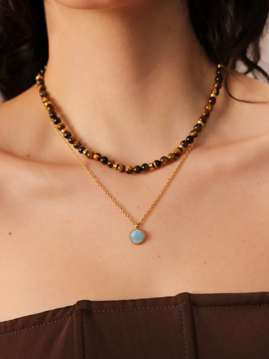 Wandering Wish Light Blue Kette