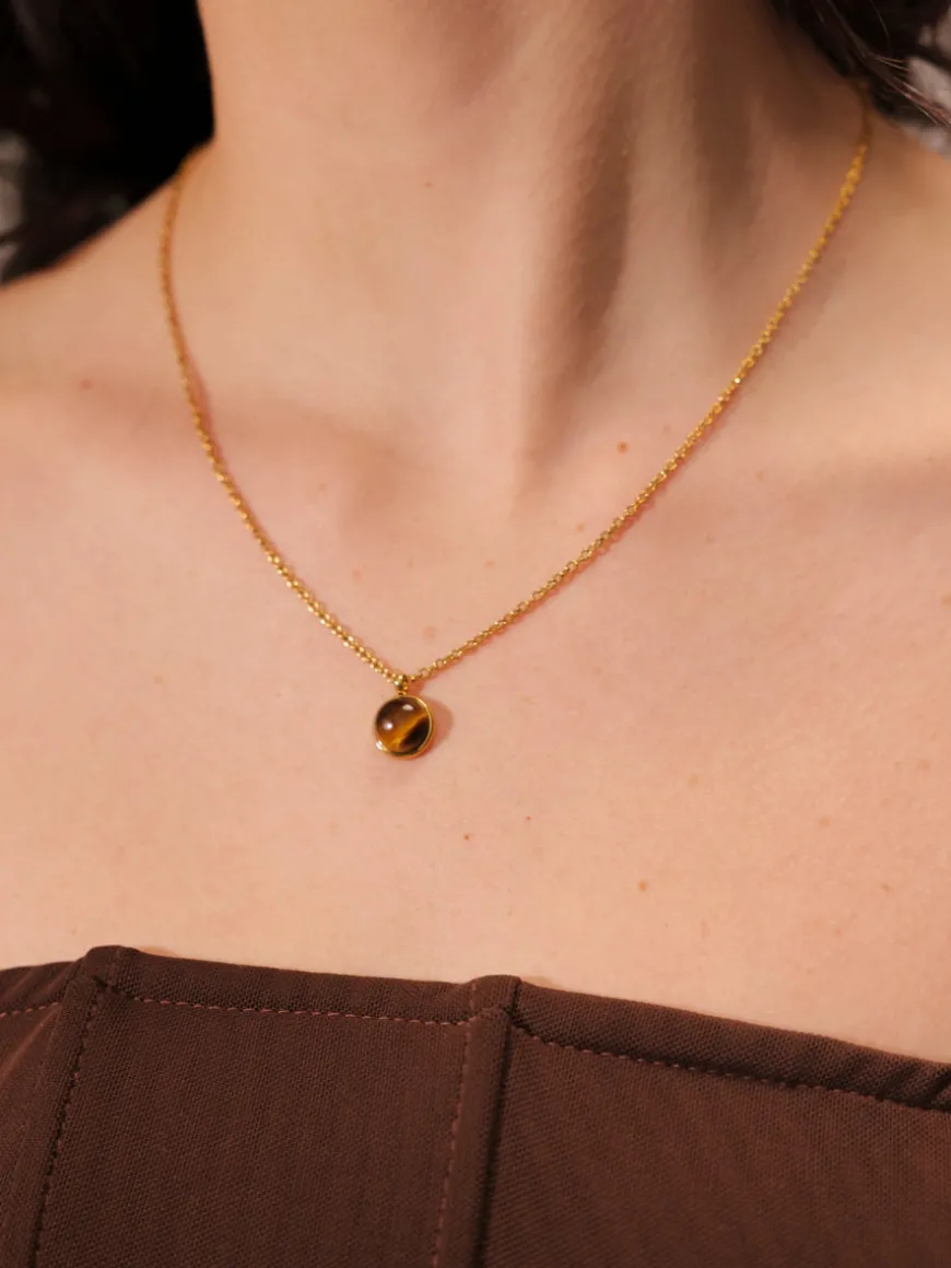 Wandering Wish Tiger's Eye Kette