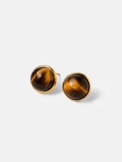 Wandering Wish Tiger's Eye Ohrringe
