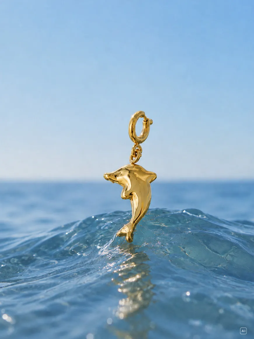 Wave Leap Ketten-Charm