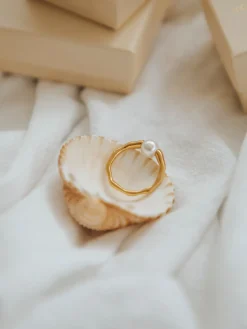 Whispering Pearl Ring