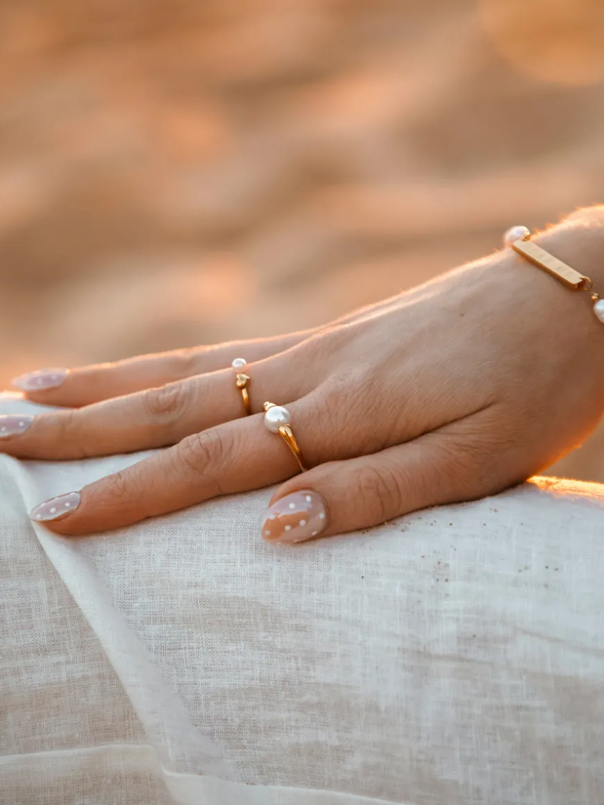Whispering Pearl Ring