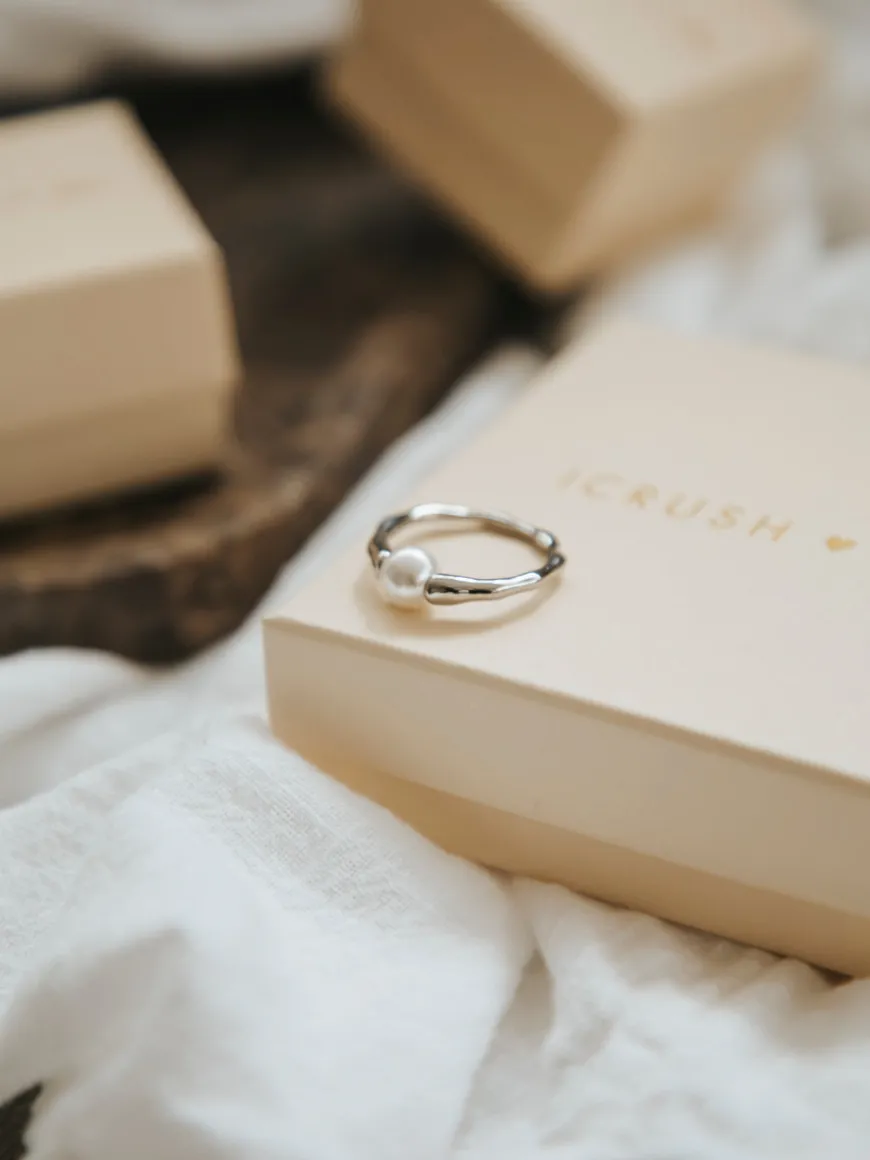 Whispering Pearl Ring