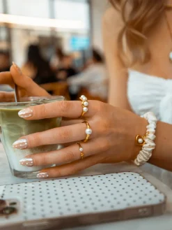 Whispering Pearl Ring