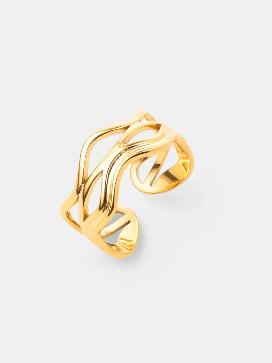 Whispering Wave Ring