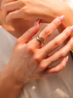 Whispering Wave Ring