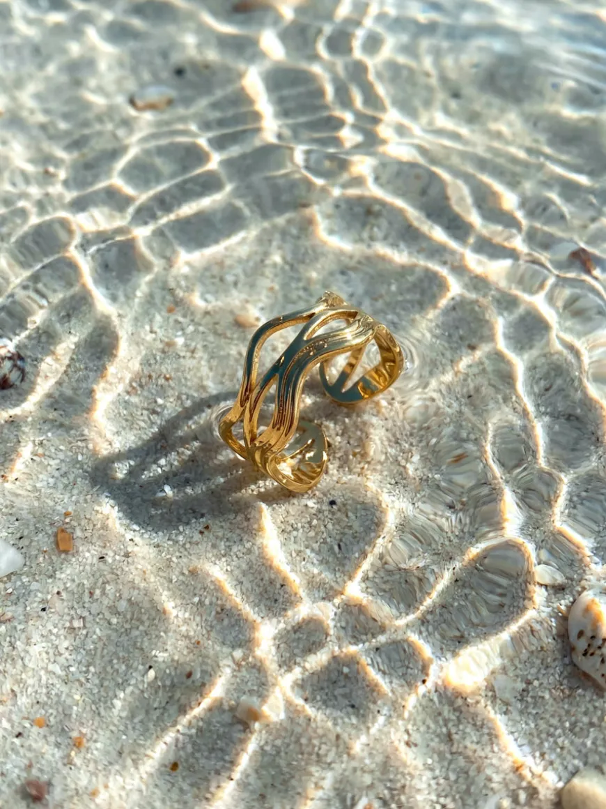 Whispering Wave Ring