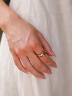 Whispering Wave Ring