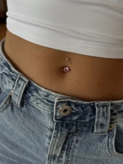 Whisper Petal Pink Titan Bauchnabelpiercing