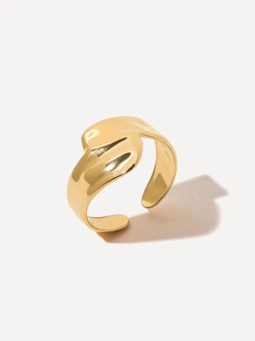 Wind Leaf Ring