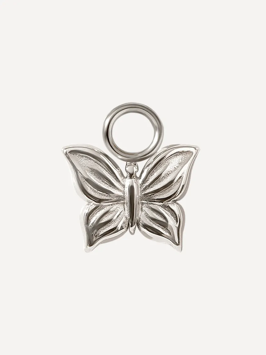 7,5x10mm Dancing Butterfly Ohrring-Charm