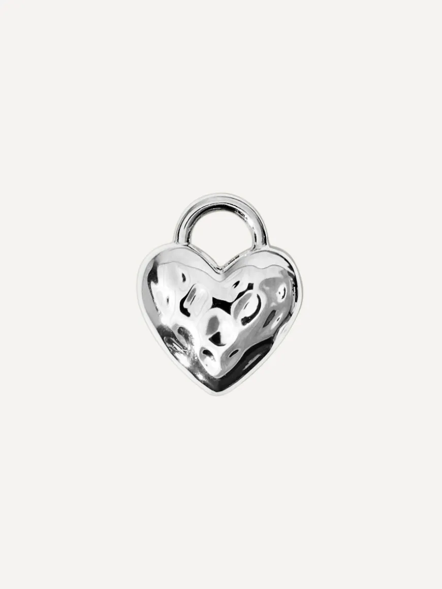 10,6x9mm Dreamy Heart Ohrring-Charm