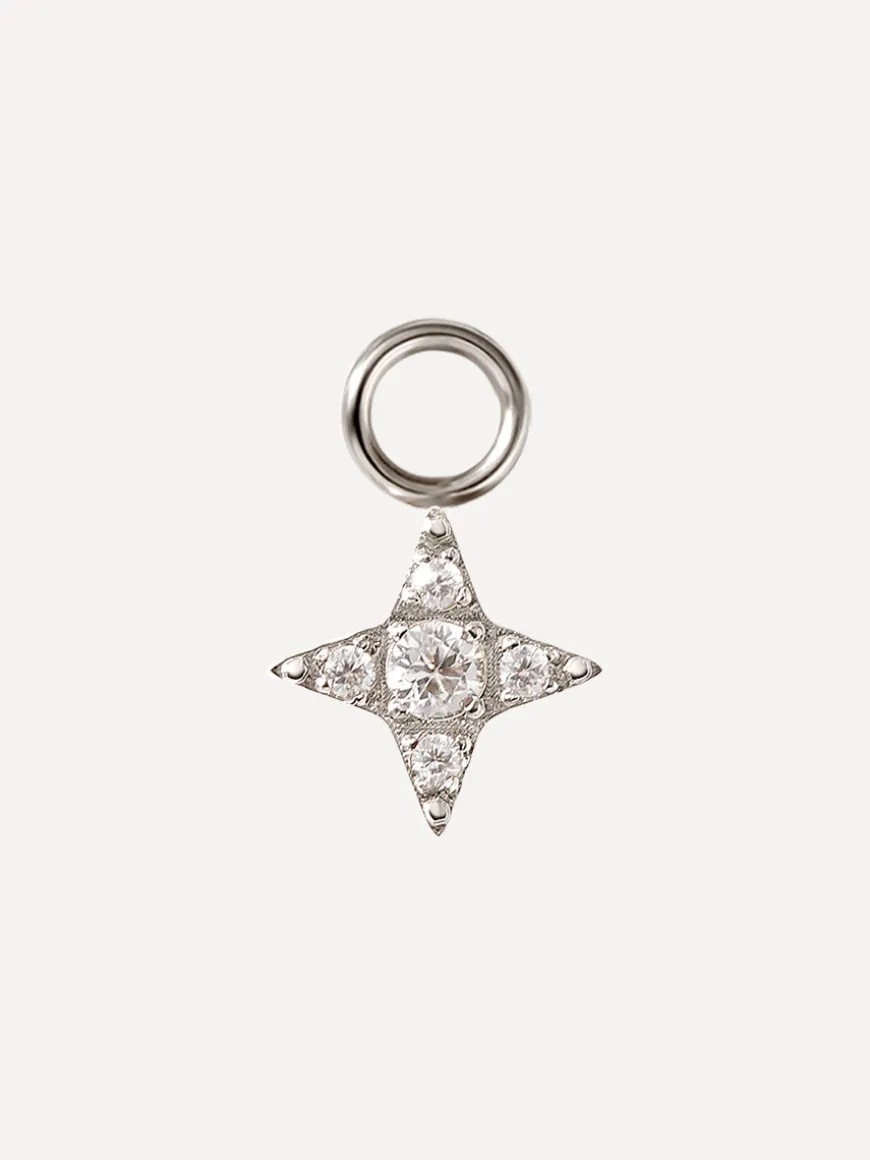 8,5x8,5mm Eternal Polaris Ohrring-Charm