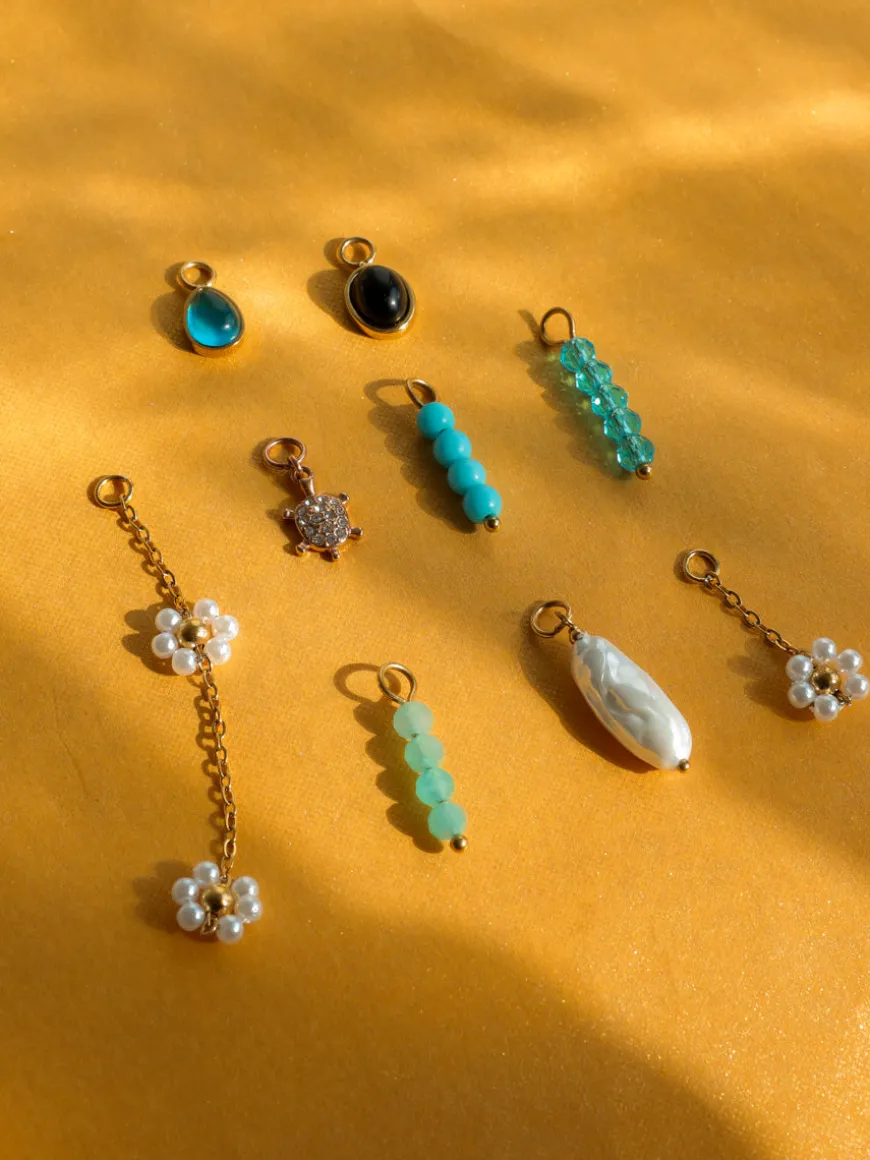 16x4,3mm Forest Gleam Ohrring-Charm