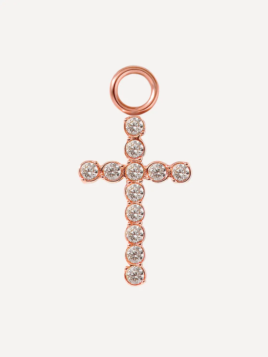 15x10mm Glorious Cross Ohrring-Charm