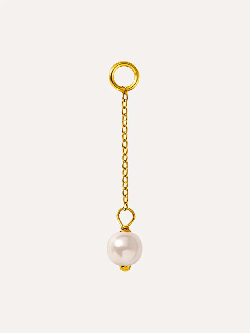 26,5x5mm Graceful Pearl Ohrring-Charm