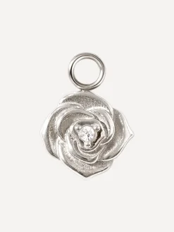 10,5x10,5mm Graceful Rose Ohrring-Charm