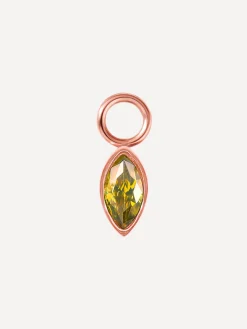 7,5x4mm Green Lake Ohrring-Charm