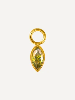 7,5x4mm Green Lake Ohrring-Charm