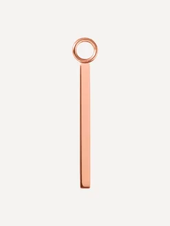 22x2mm Modern Line Ohrring-Charm