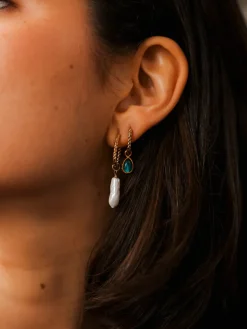 9,3x7mm Mystic Teardrop Ohrring-Charm