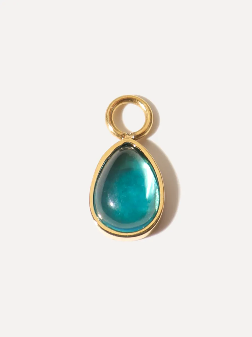 9,3x7mm Mystic Teardrop Ohrring-Charm