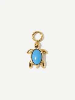 10,8x8,3mm Ocean Turtle Ohrring-Charm