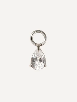6,7x4,7mm Pure Drop Ohrring-Charm