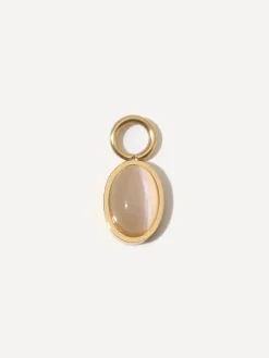 8x5,8mm Quiet Light Ohrring-Charm