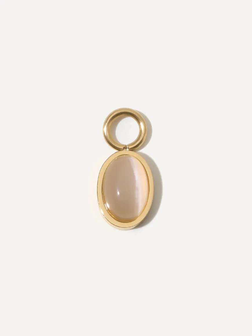 8x5,8mm Quiet Light Ohrring-Charm