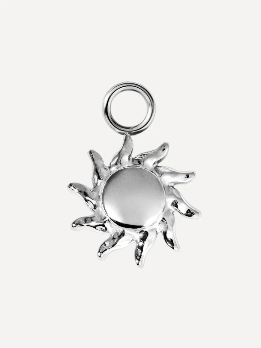 11x11,5mm Radiant Sun Ohrring-Charm