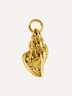10,4x19,3mm Romantic Conch Ohrring-Charm