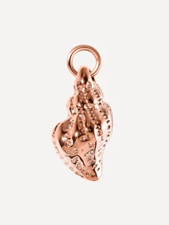 10,4x19,3mm Romantic Conch Ohrring-Charm