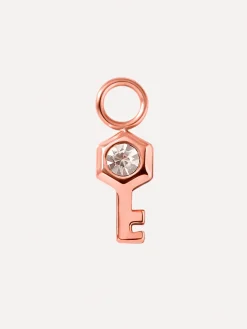 9,5x5mm Secret Key Ohrring-Charm