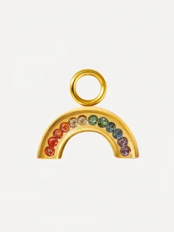 6x12mm Shining Rainbow Ohrring-Charm