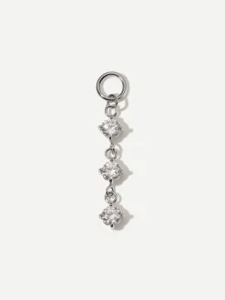 21,8x4mm Shiny Beauty Ohrring-Charm