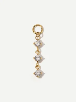 21,8x4mm Shiny Beauty Ohrring-Charm