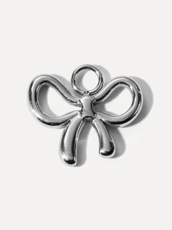 15,8x13,6mm Shiny Bow Ohrring-Charm