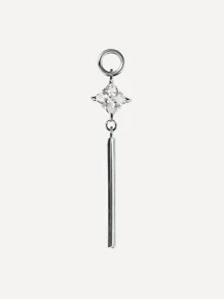 27,5x6,6mm Sparkling Rhythm Ohrring-Charm