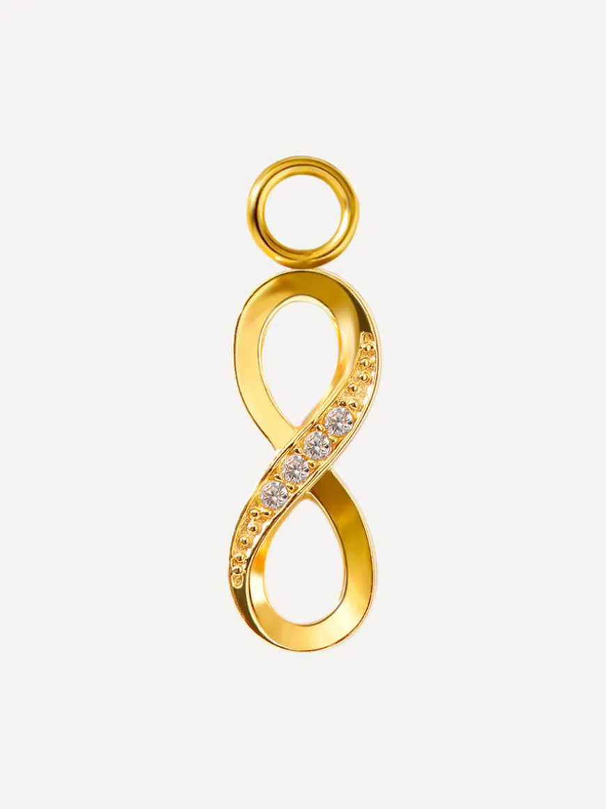 15x6mm Twilight Infinity Ohrring-Charm