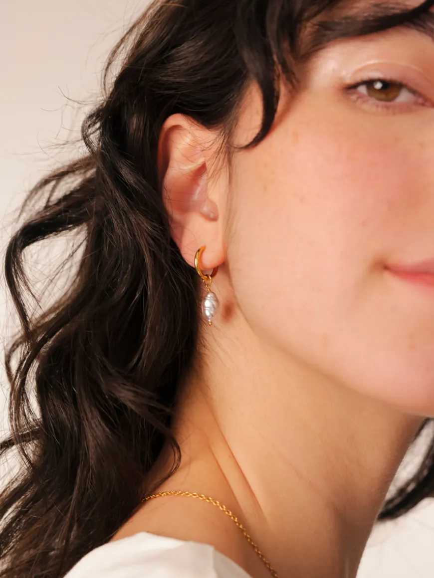 7,4x11,2mm Twilight Pearl Ohrring-Charm